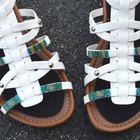 Make Your Own Beaded Strappy Sandals With This Easy Embellishing Technique