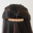 DIY Rhinestone Hair Comb