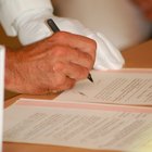 El significado de la tinta de color en los documentos legales