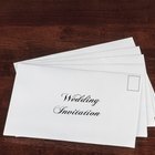 How to Address Informal Wedding Invitations