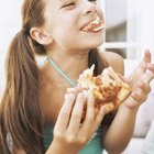 Pizza Dinner With Side Dishes, Vegetables and Fruit