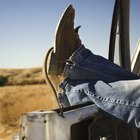How to Cut Slits at the End of Men's Jeans for Boots