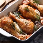 How to Bake Chicken Thighs With Mushrooms