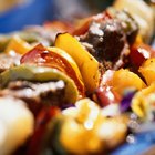 How to Cook Meat Shish Kabobs on an Open Fire