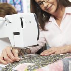 Cómo acolchar un edredón con una máquina de coser