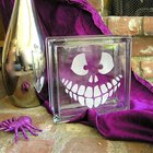 Halloween Etched Glass Block