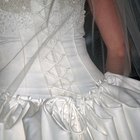 Types of Bustles on Wedding Gowns