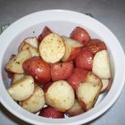 Cómo hacer papas rojas al horno