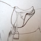 Como desenhar uma sela em um cavalo