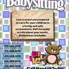 Ideas para folletos de servicio de niñera