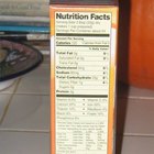 Cómo crear etiquetas de información nutricional