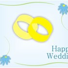 Cómo redactar un saludo de felicitaciones en una tarjeta de boda
