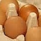 Bunch of brown eggs.