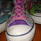 Close-up of bootlaces