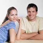 Young couple with a problem to consult a psychologist