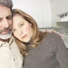 Conversation between couple sitting on porch