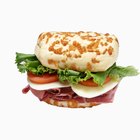Close-up of submarine sandwich