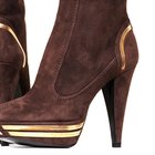 close-up of women's high heel shoe