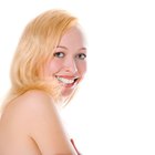 Woman smiling in swim cap