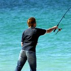 La pesca costera en la isla St. George en Florida