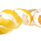 Cómo secar una cáscara de limón 