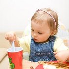 Actividades sensoriales con comidas para bebés