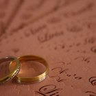 Cómo escribir las invitaciones para una boda cristiana