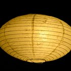 Instruções para pendurar lanternas japonesas de papel
