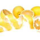 Use the lemon peel.