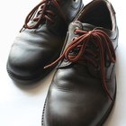 brown shoes isolated