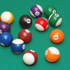 Quais são as cores padrão das bolas de bilhar?