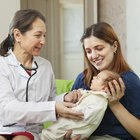 Precious Newborn Baby with Umbelical Cord