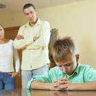 Family enjoying restaurant