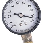 Como instalar um manômetro de pressão num tubo para água