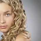 Woman with Beautiful Curly Hair