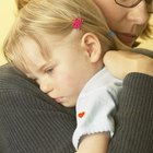 Unhappy toddler crying in stroller