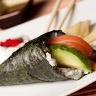 Prawn sushi roll