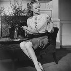 Clásica moda de la década de 1940 para mujeres