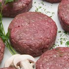 Close-up of meat on grill