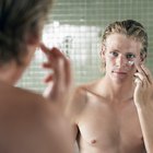 woman getting a facial treatment