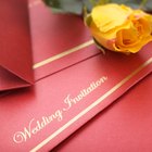 Wedding invitation card