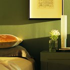 ¿Qué cortinas combinan con pintura verde oliva?