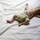 Baby sleeping with bottle