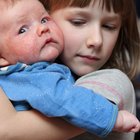 Little girl with doctor