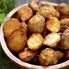 Cooked potatoes.