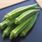 Close-up of okra