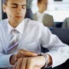 Woman checking time on watch