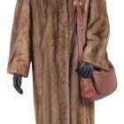 Woman wearing fur coat