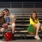 Young couple during indoor quarrel