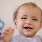 Baby Chewing on Crib